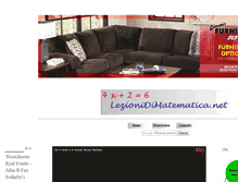 Tablet Screenshot of lezionidimatematica.net